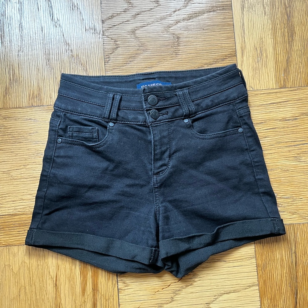 Fashion Nova Black High Waisted Shorts